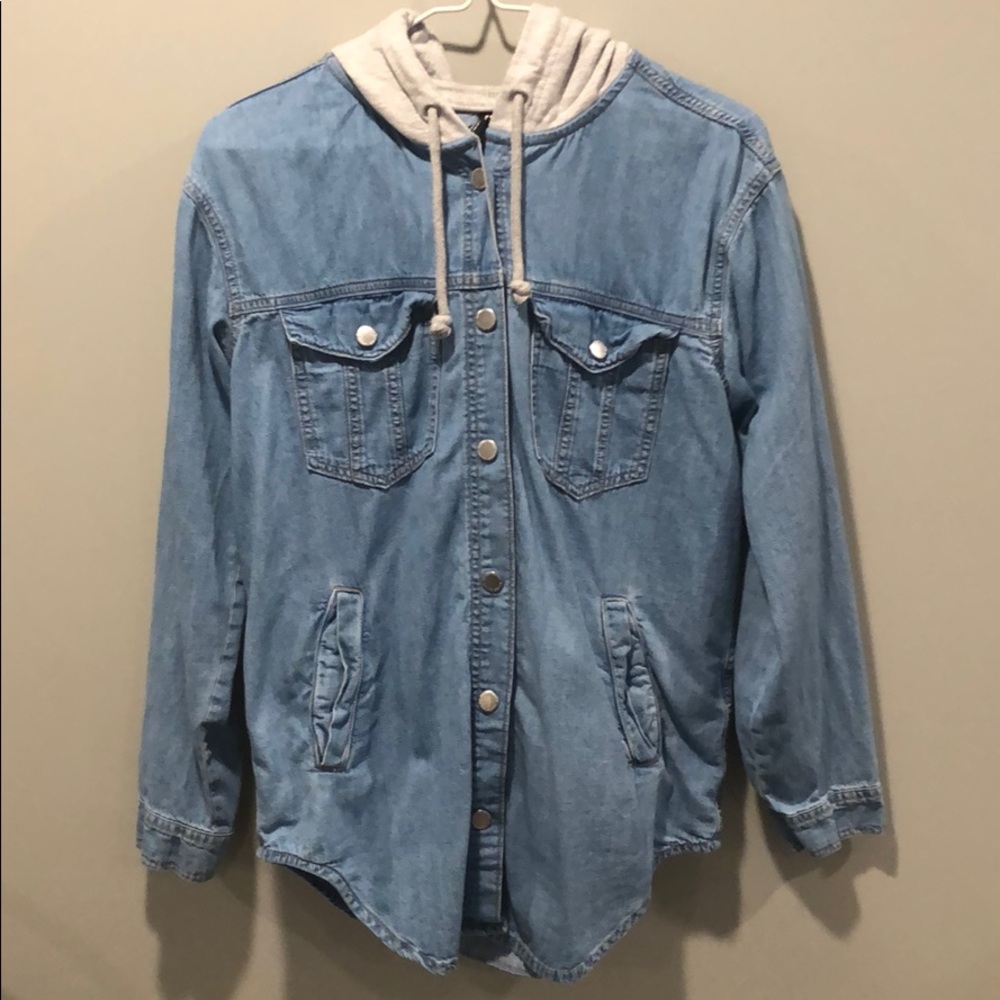 Denim button up